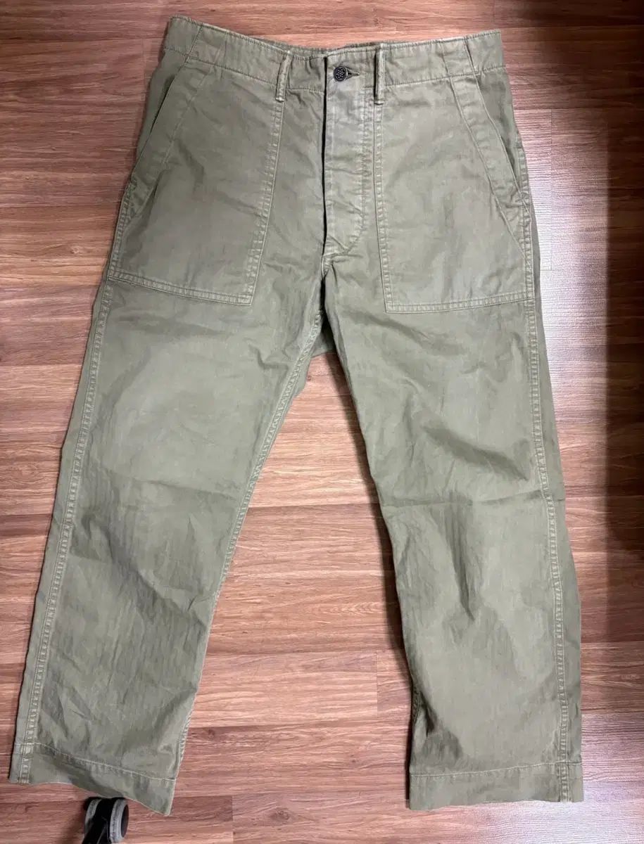 RRL(ダブルアールエル) ヘリンボーン ファティーグ パンツ 30x30 43,217円