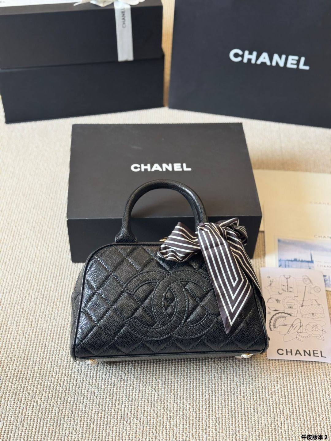 【今日特価】Chanel Bowling Bag (Jenny 同款) - シャネル ボウリングバッグ（Jenny コピー）～レトロなデザイン × カジュアルスタイル、上海の大人気バッグ～ 送料無料-MM輸入2