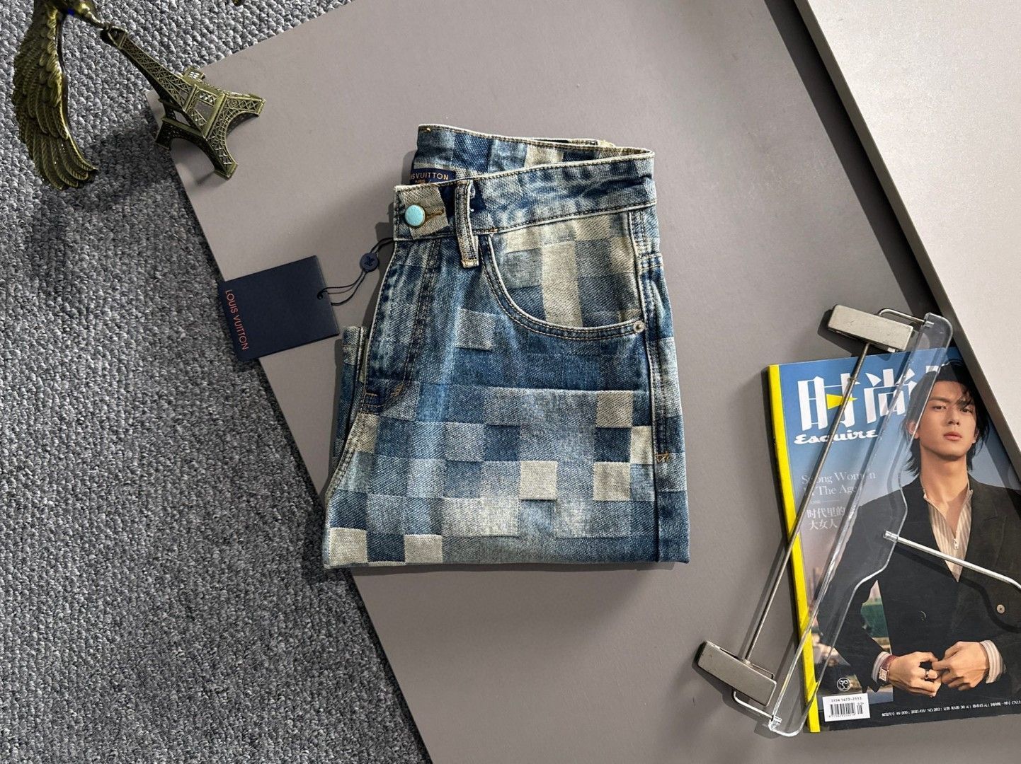 【今日特価】LV 2025SS Denim Shorts (日本産デニム使用)