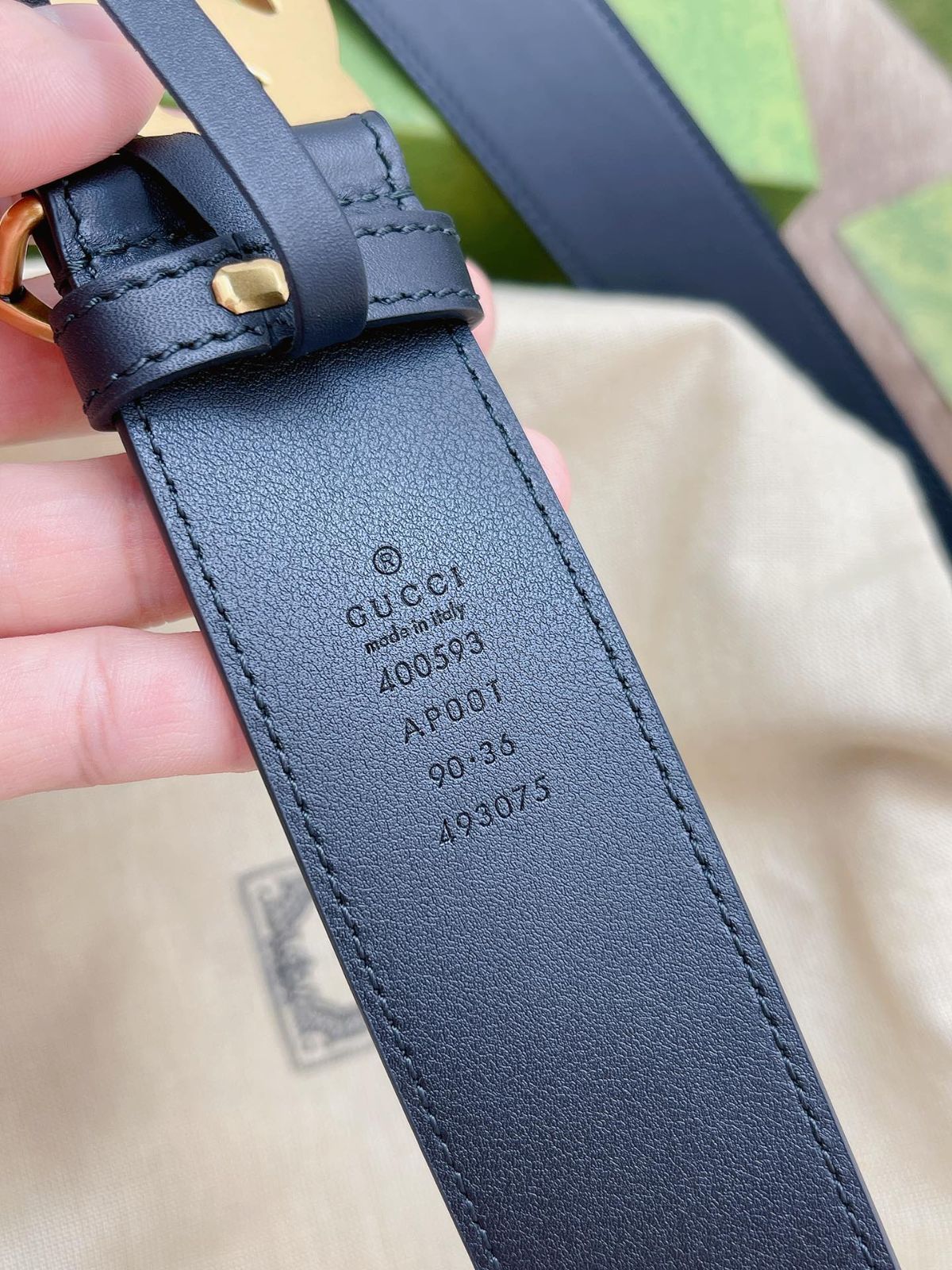 【今日特価】Gucci Double G 2.0cm 本革ベルト-2 【今日特価】Gucci Double G 2.0cm 本革ベルト-2