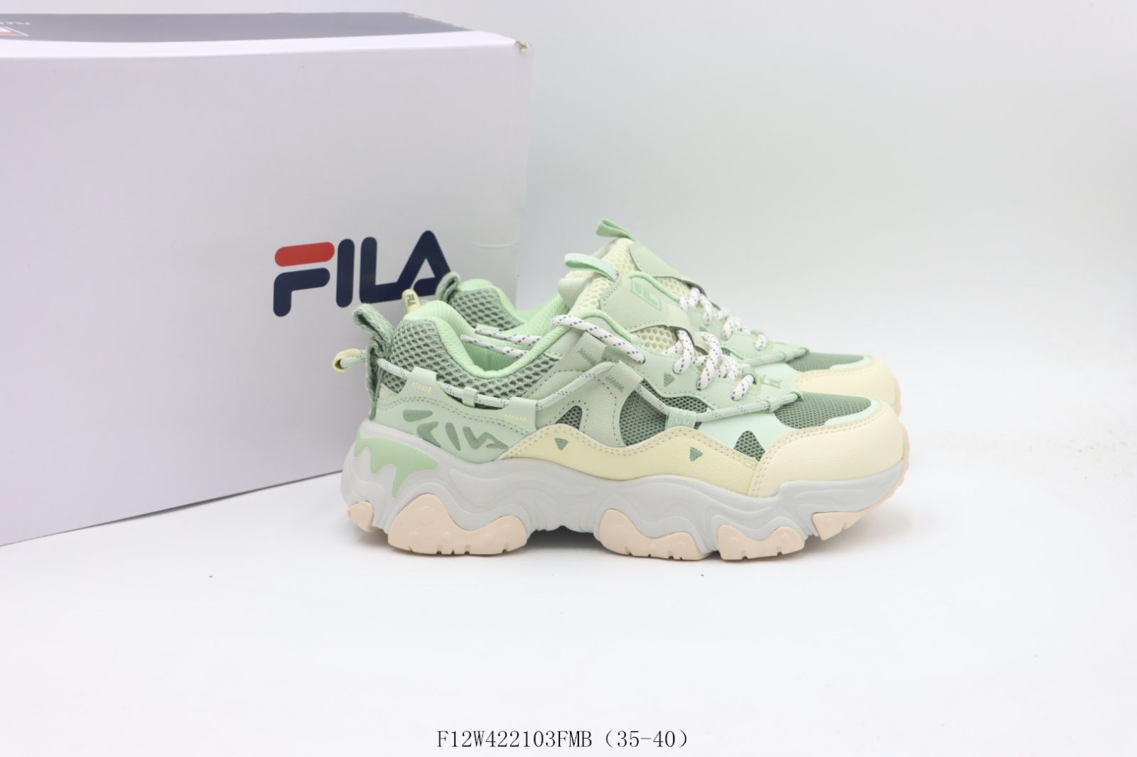 【今日特価】Fila Clunky Sneaker グリーン F12W422103FMB（Green）｜詳細画像