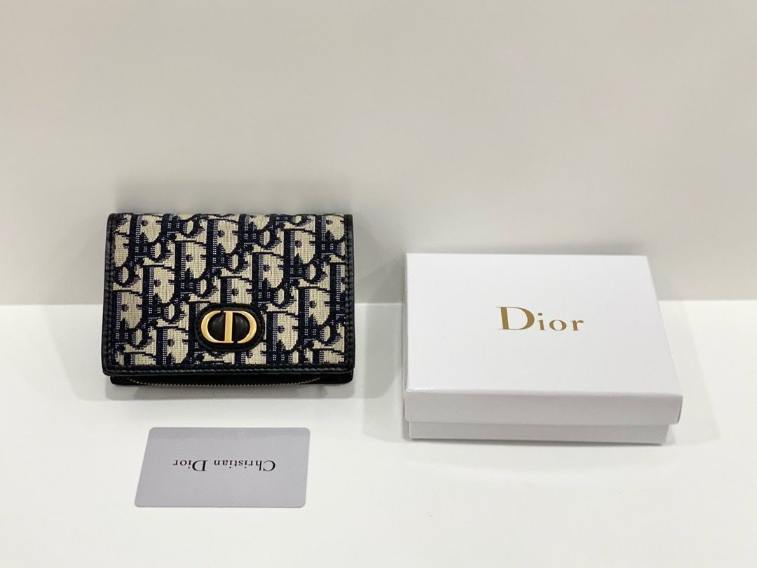 【本日限定特価】Dior マルチ機能小型財布 ブラック 輸入牛皮使用 高級仕様[本日特価|新品未使用品]