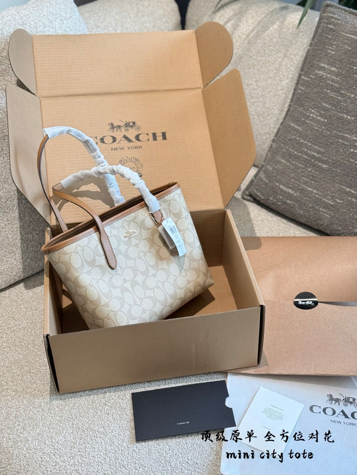 【今日特価】Coach City Mini Tote - コーチ シティ ミニ トート バッグ