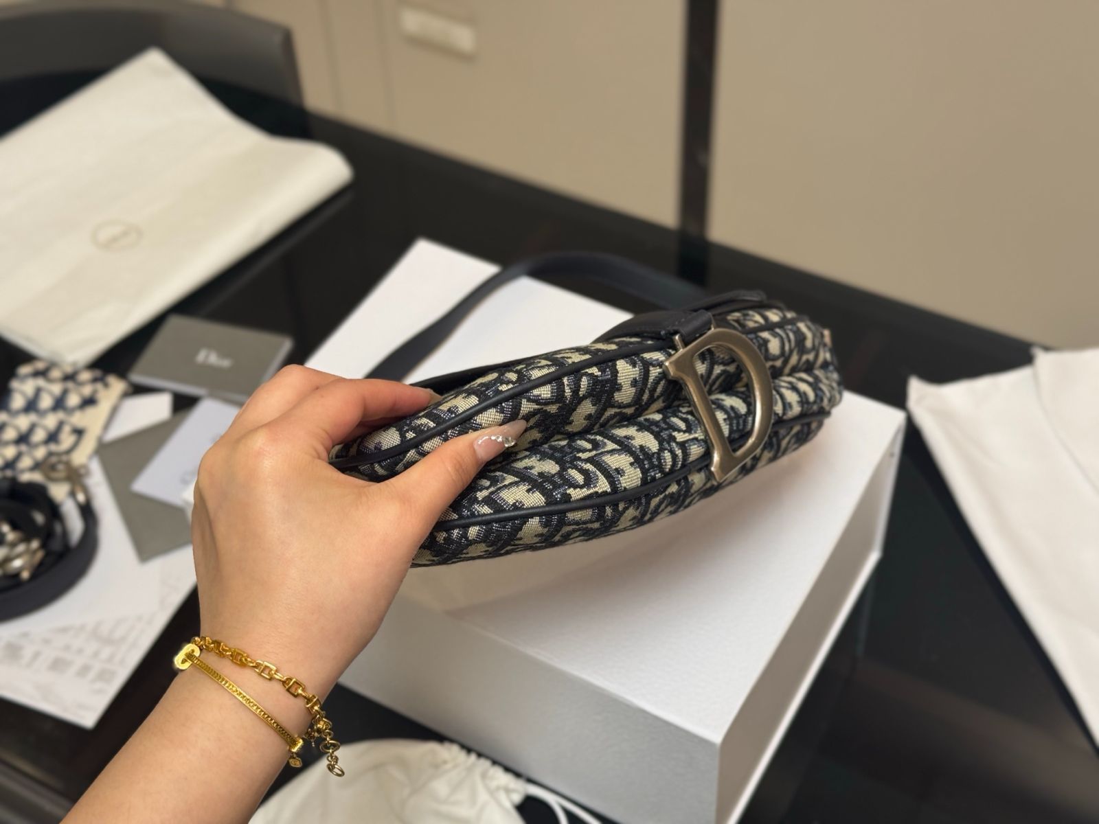 【今日特価】Dior サドルバッグ デニムブルー アップグレードバージョン 【今日特価】Dior サドルバッグ デニムブルー アップグレードバージョン