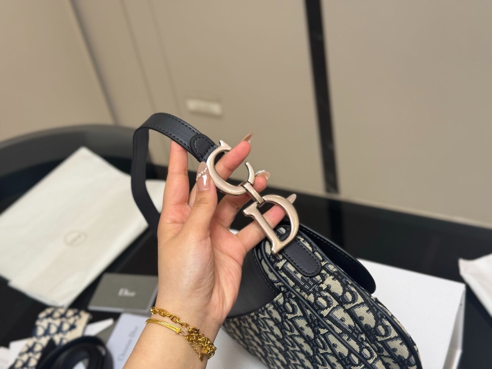 【今日特価】Dior サドルバッグ デニムブルー アップグレードバージョン 【今日特価】Dior サドルバッグ デニムブルー アップグレードバージョン