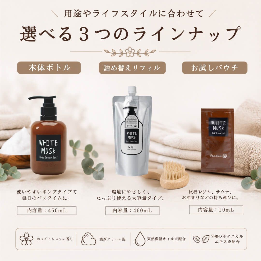 ボディクリーム、ソープ　5点セット 新品 2点セット ジョンズブレンド ボディクリームソープ ボディソープ