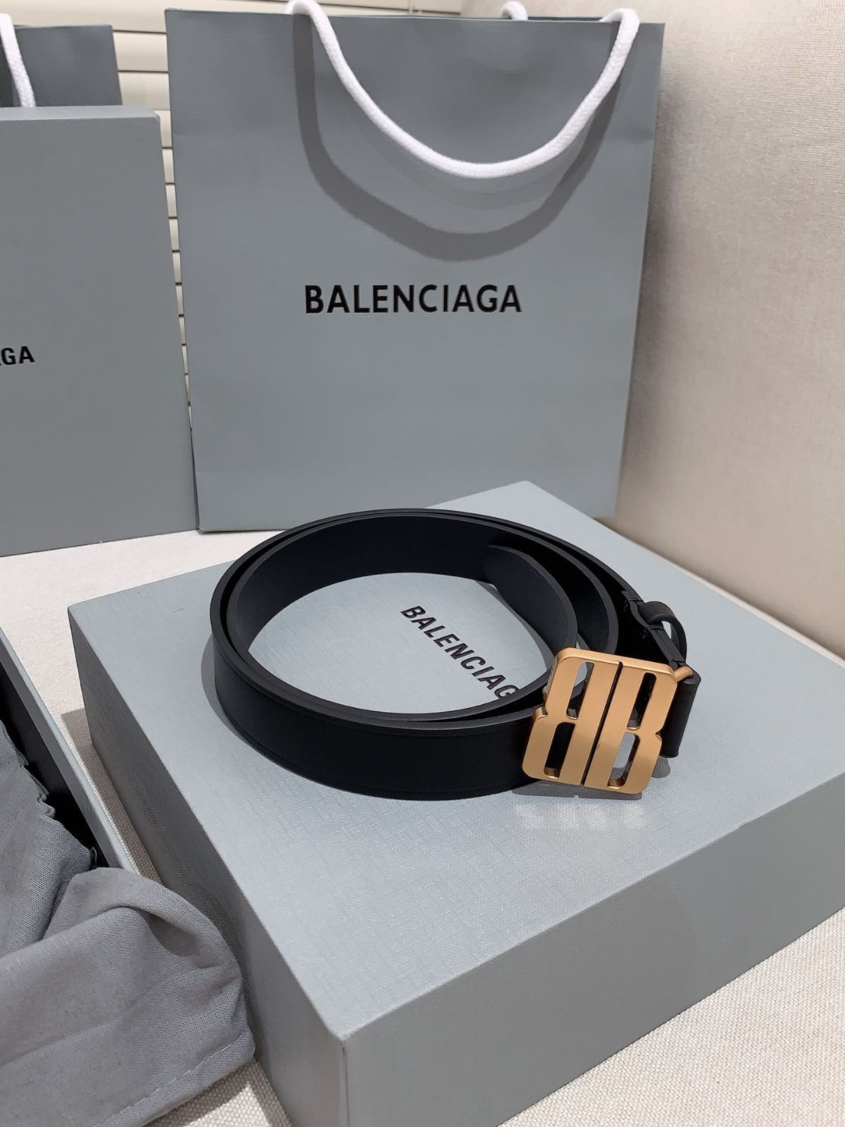 【今日特価】Balenciaga 新款レザーベルト-3
