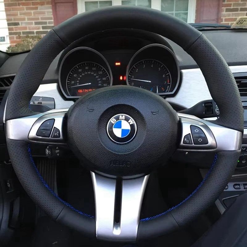 のまいさま専用 車のステアリングホイールカバー，bmw z4，e85，e86，2003， 2004