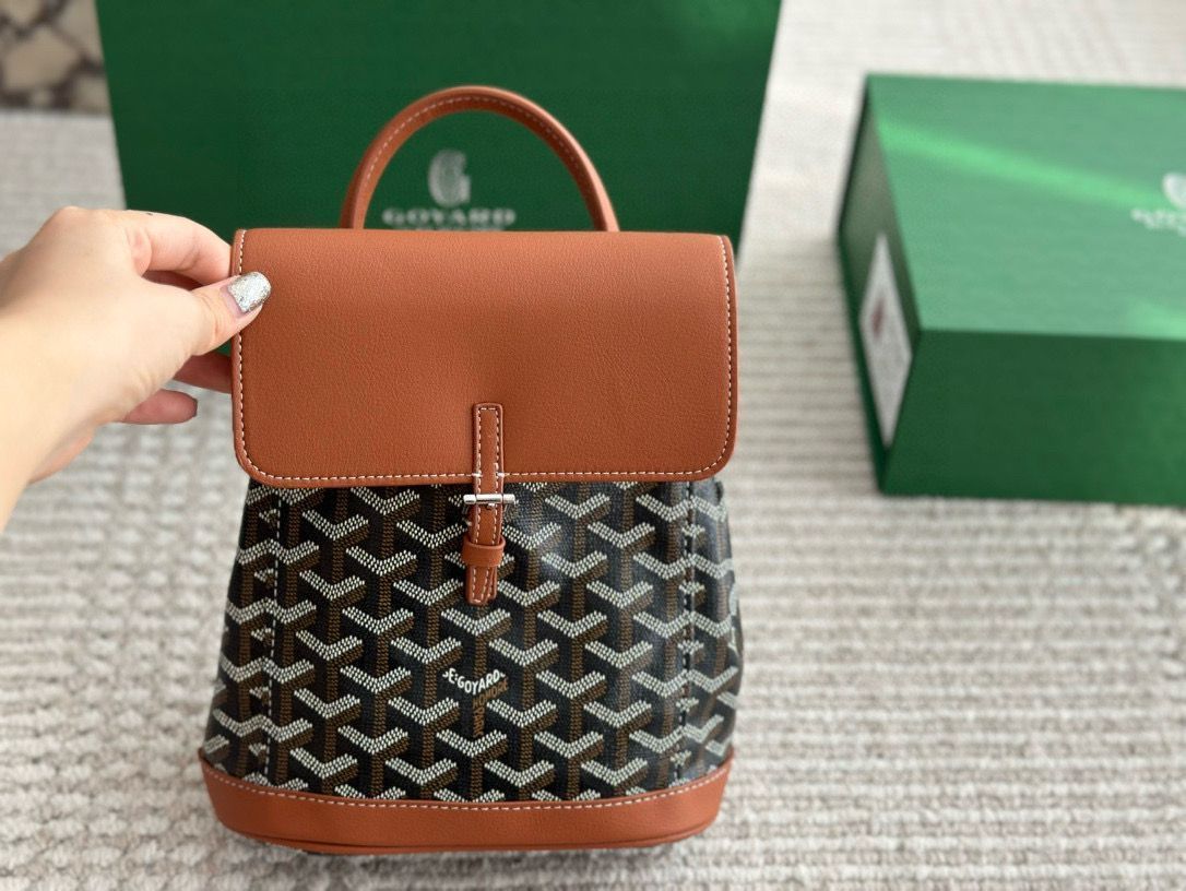 【今日特価】Alpin mini Goyard ゴヤード ミニ両肩バッグ 20×23cm ～飽きないレジャーなモダン感～