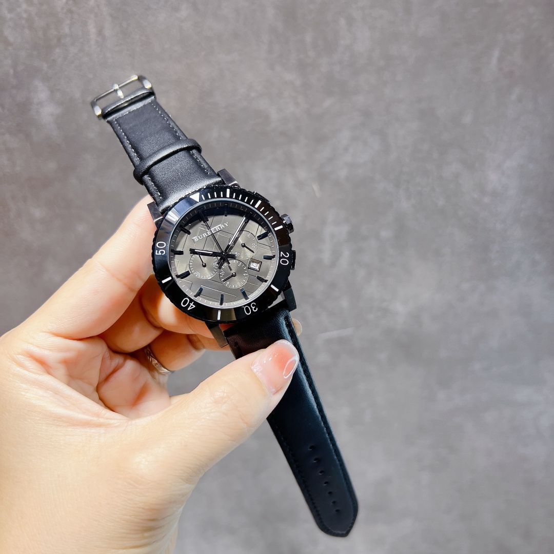 BURBERRY バーバリー メンズ腕時計 44mm｜セラミックベゼル×6針クオーツ｜本日限定特価新品未使用