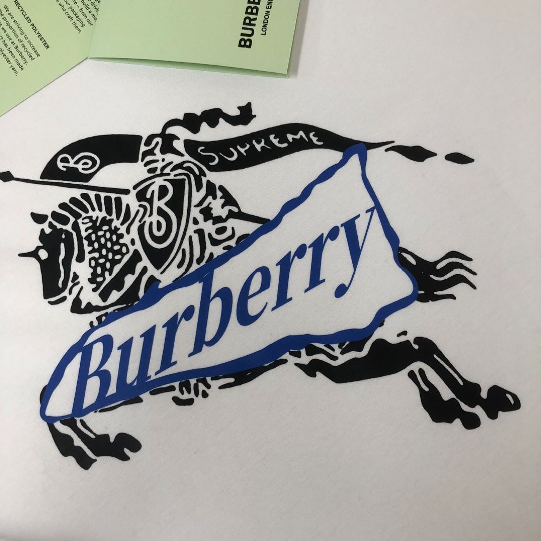 【本日限定特価】BURBERRY クルーネックTシャツ - 高品質コットンで快適な着心地 [本日特価|新品未使用品]