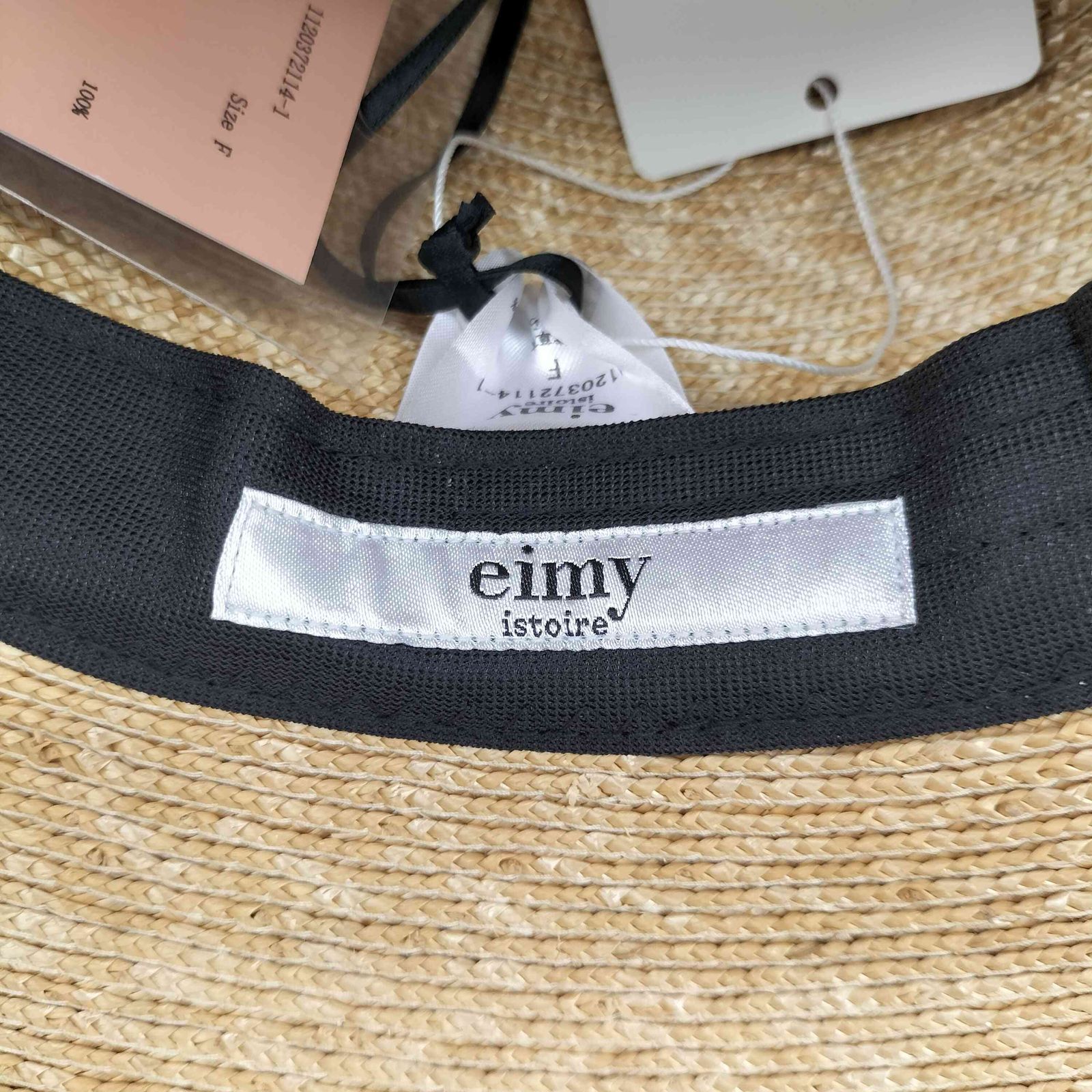 エイミーイストワール eimy istoire サテンリボンハット レディース