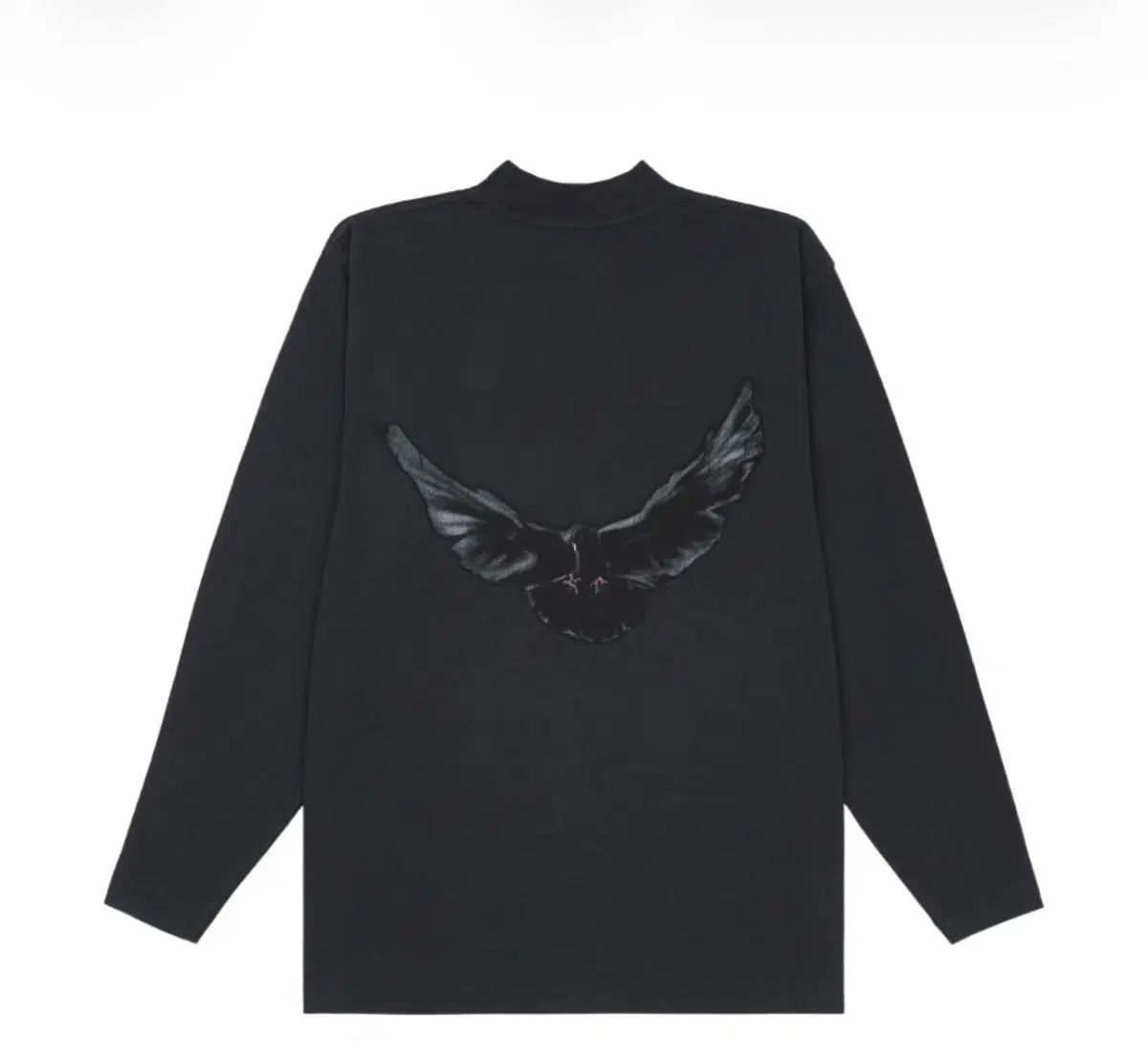 イージー ギャップ エンジニアード バイ バレンシアガ ドーブ ロングスリーブ Tシャツ ブラック S