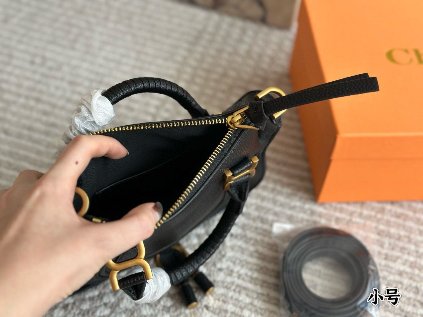 【今日特価】Chloe 22*17cm Handheld Saddle Bag・クロエ 22×17cm ハンドヘルドサドルバッグ-WTO輸入3