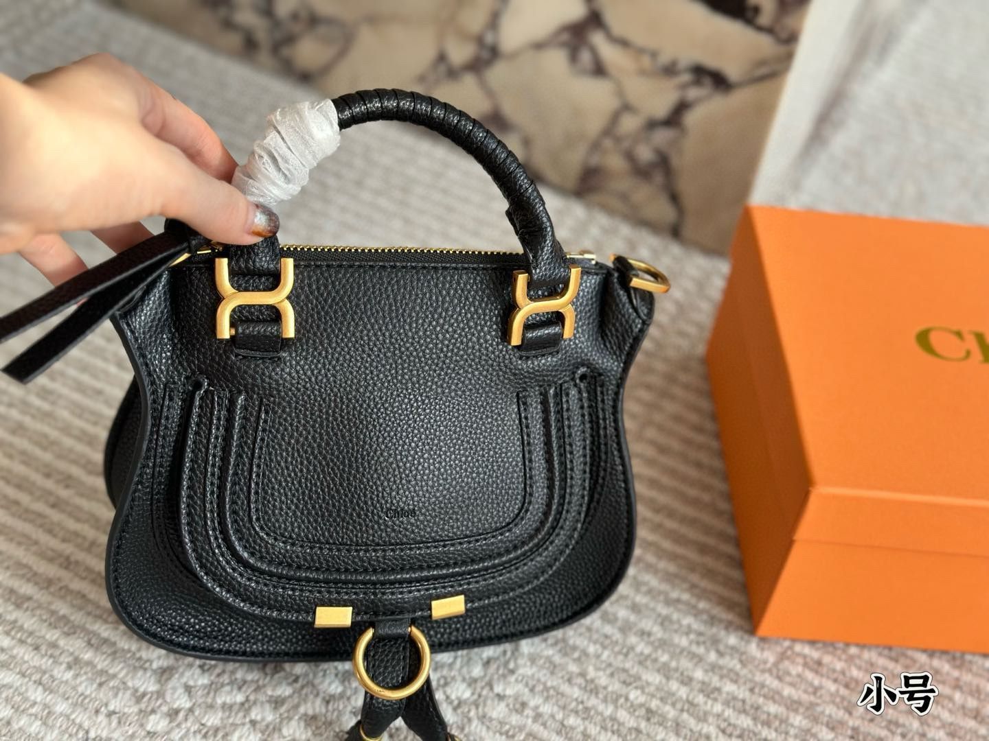 【今日特価】Chloe 22*17cm Handheld Saddle Bag・クロエ 22×17cm ハンドヘルドサドルバッグ-WTO輸入3