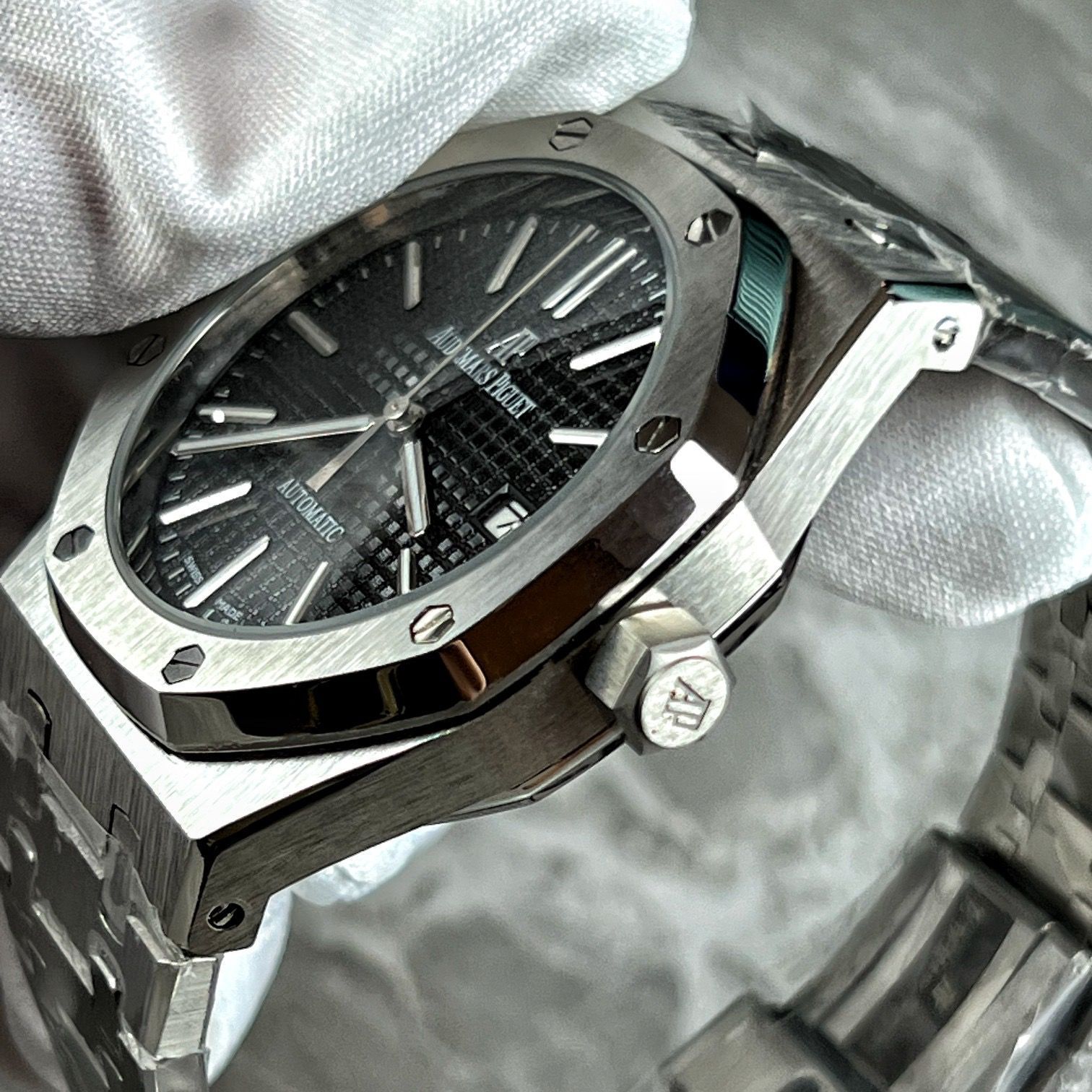 19今すぐ購入へようこそ! ！未使用 新品 オーデマピゲ 腕時計 15500ST.OO.1220ST.0122｜本日限定特価｜新品未使用--WTO輸入3