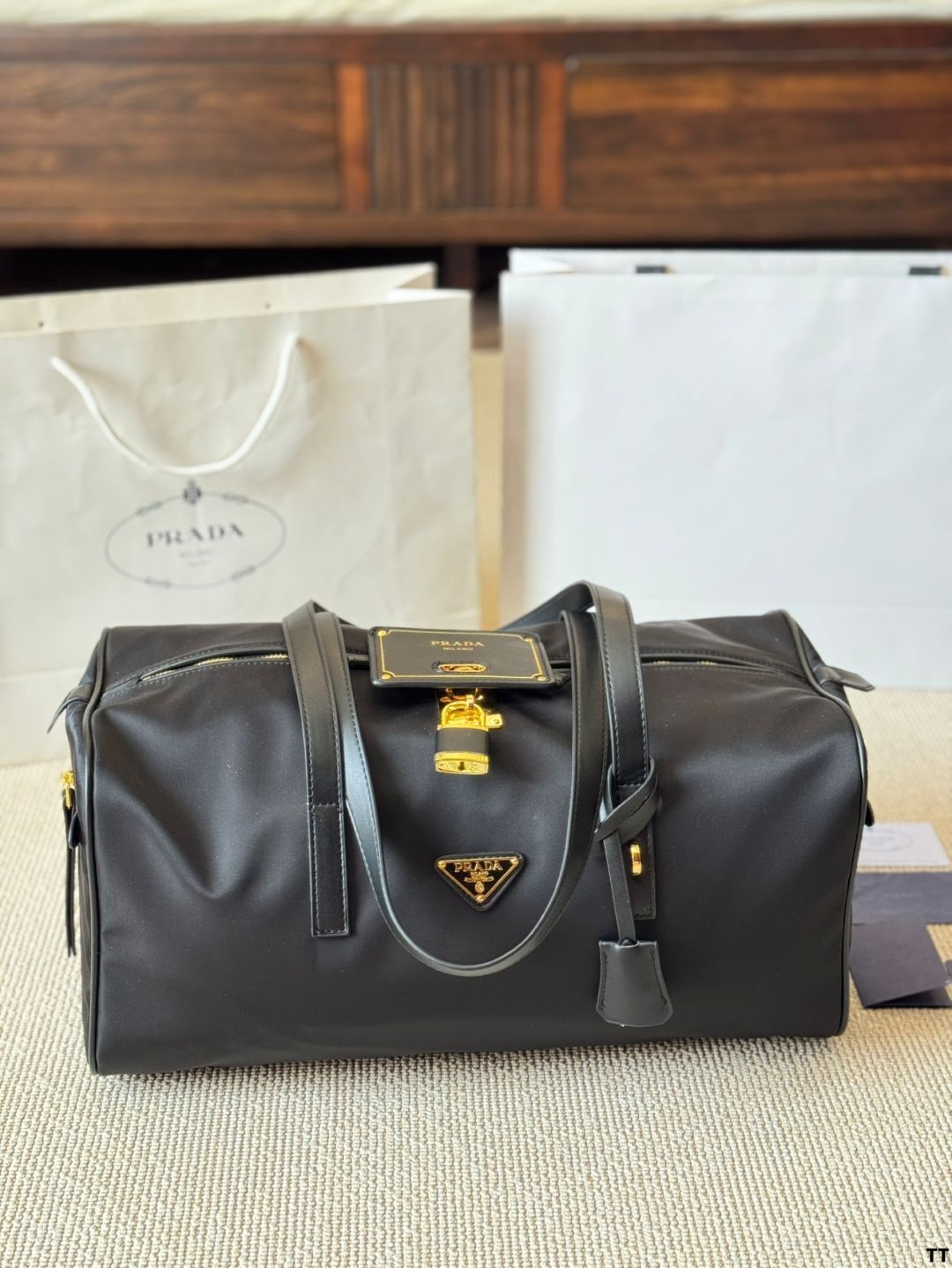 【今日特価】Prada Nylon Travel Tote - プラダ ナイロン トラベル トートバッグ-WTO輸入3