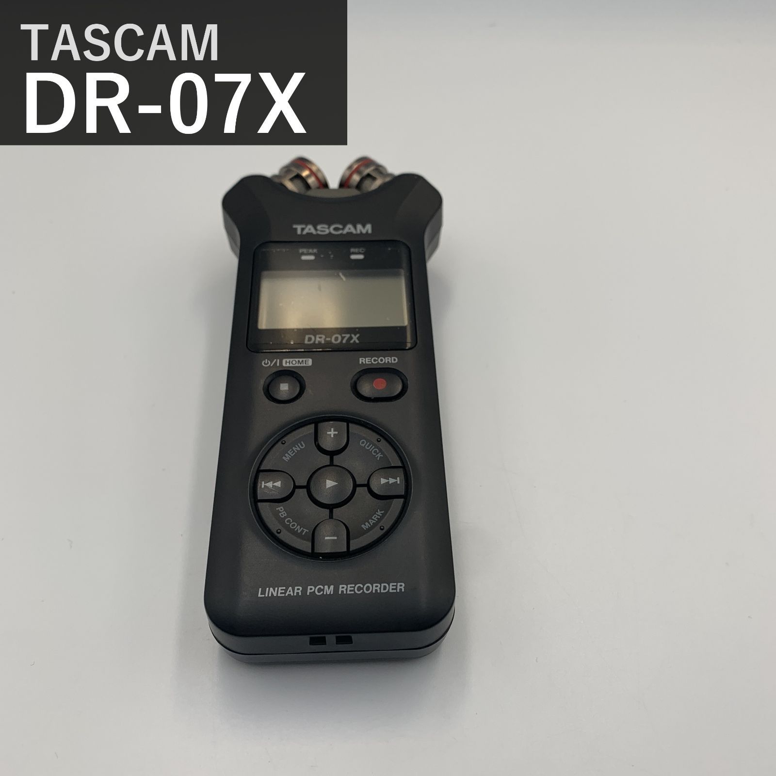 DR-07X　ステレオ リニアPCMレコーダー TASCAM タスカム DR-07X リニアPCMレコーダー ブラック ステレオ