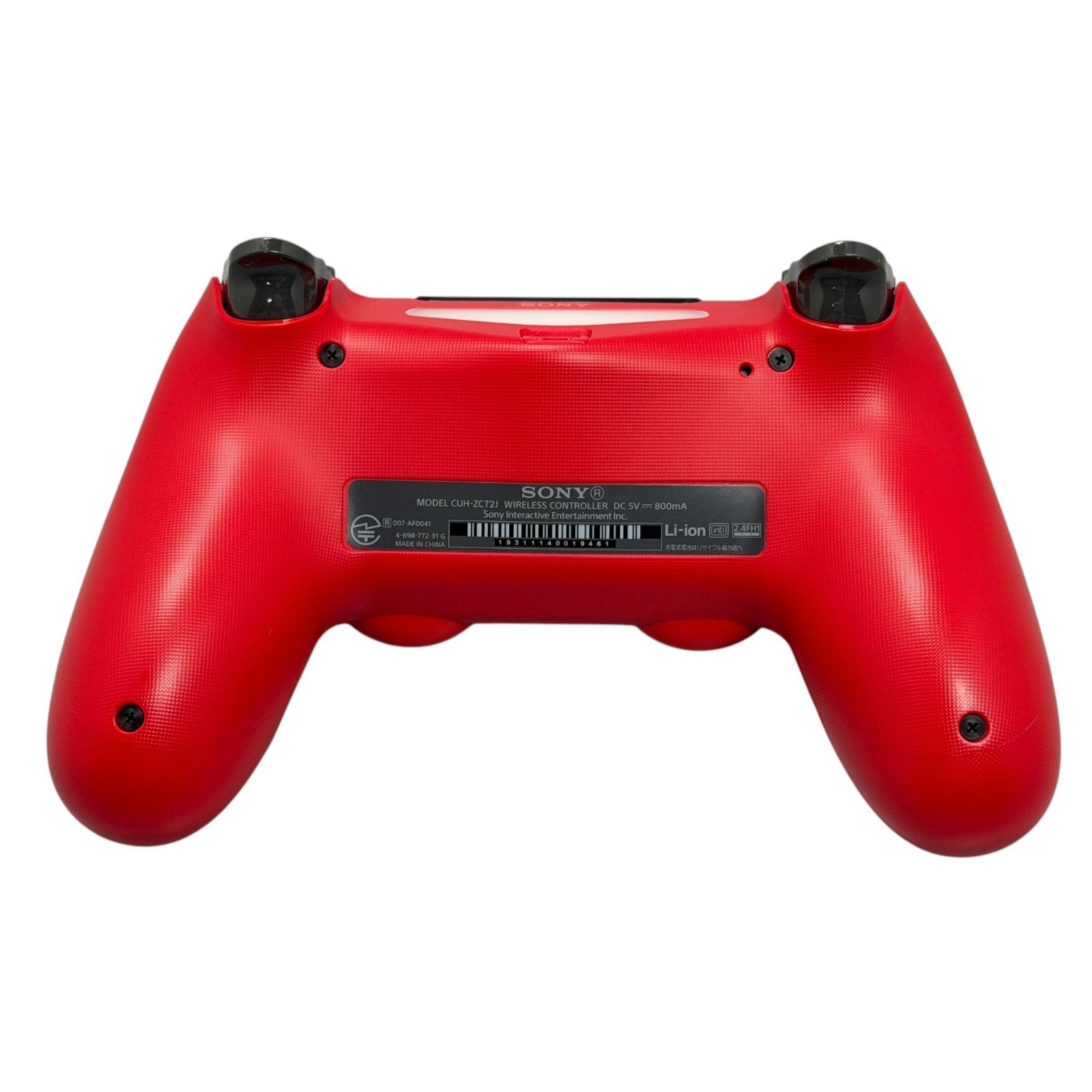PS4 純正コントローラー DUALSHOCK4 マグマレッド デュアルショック