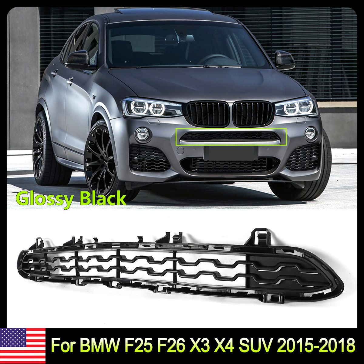 BMW X3 F25/F26 X4 Mスポーツ 2014-2017 フロントバンパーグリル 17,416円