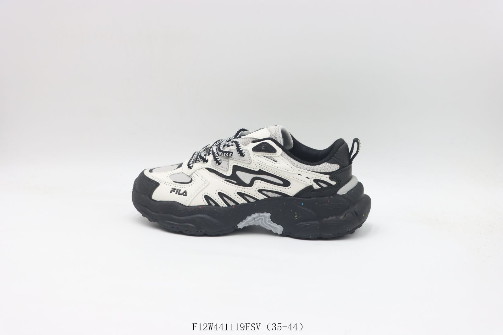 【今日特価】FILA フィラ クランキースニーカー F12W441119FSV ホワイトブラック