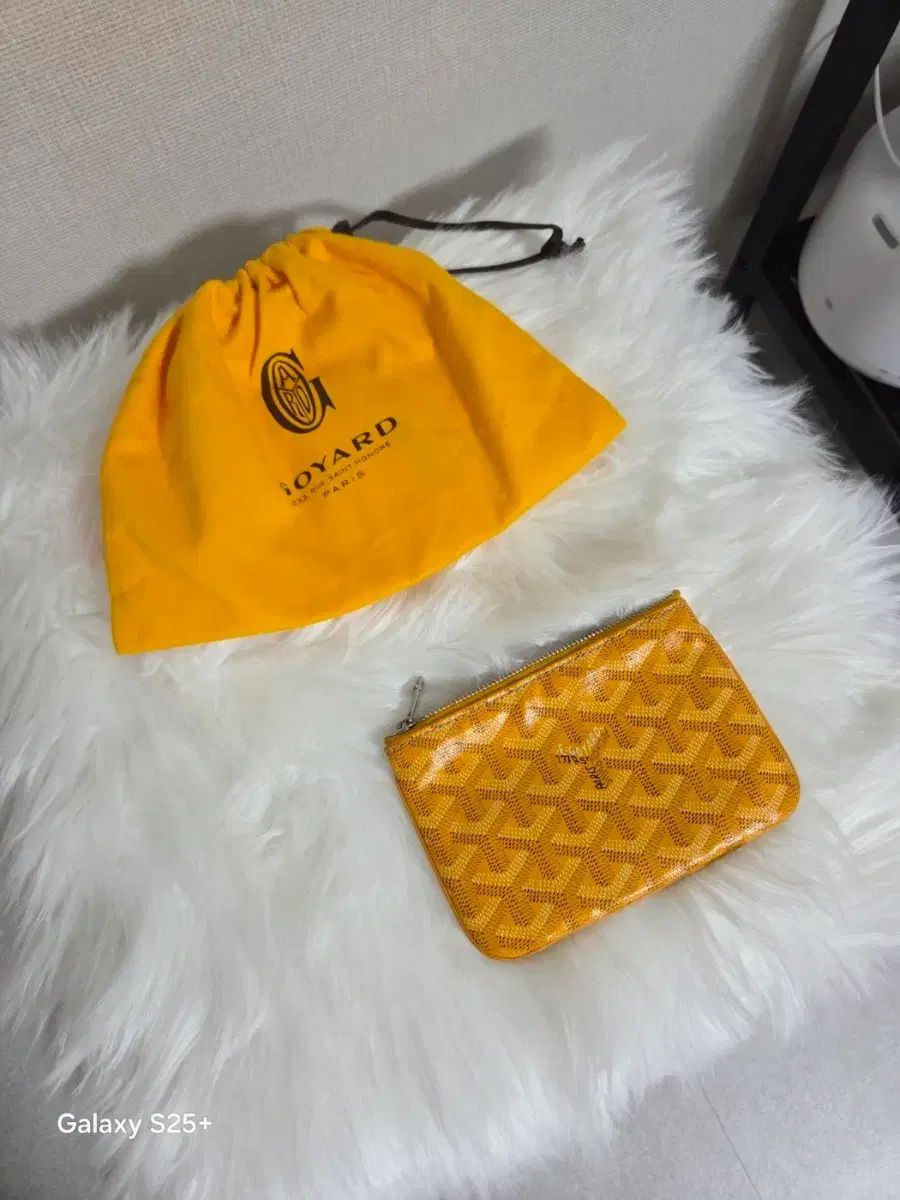 Maison Goyard ゴヤール 瀬名 泉 ミニ ポーチ イェロー