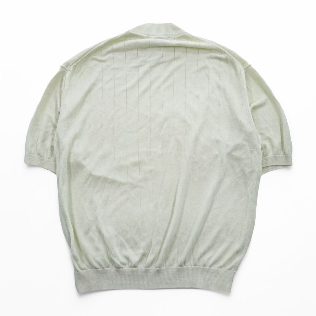 【美品古着】BARACUTA モックネック 半袖ニット XL BARACUTA 90年代 ヴィンテージ 半袖 モックネック ニット セーター XL
