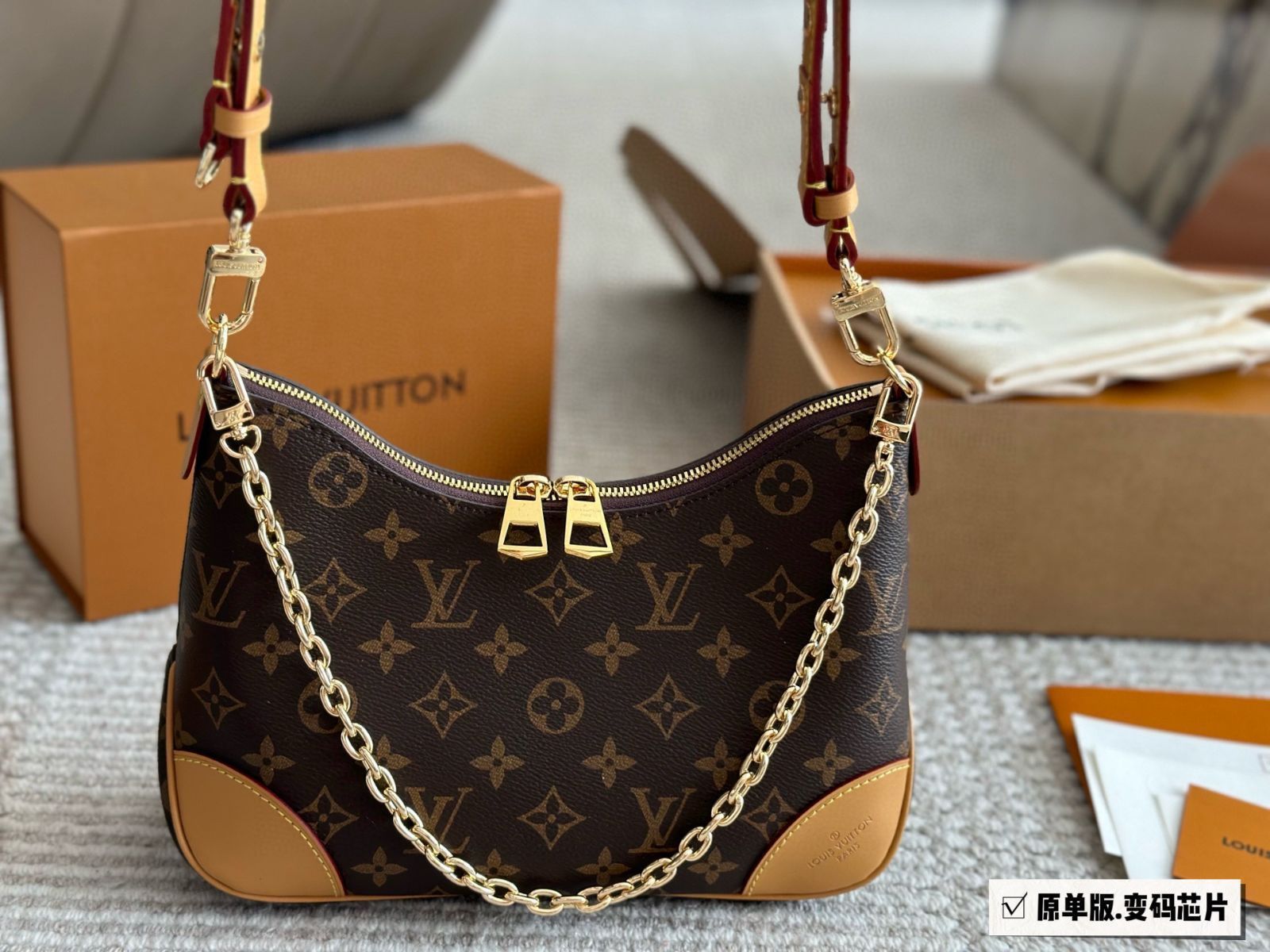 【今日特価】Louis Vuitton Monogram バッグ ヴィンテージ ハーフムーン（全鋼ハードウェア / NFC 対応）