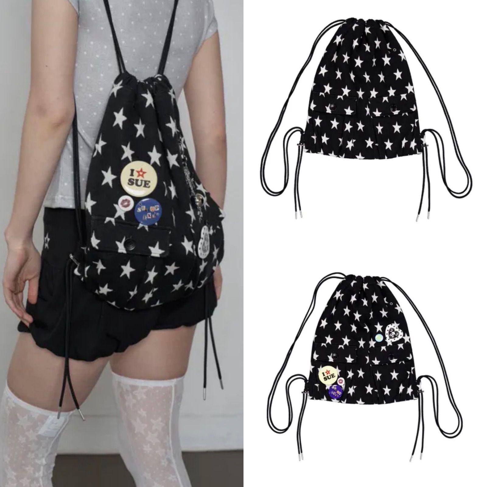 ▪️ SETUP-EXE ▪️ STAR POCKET GYM SACK ナップサック