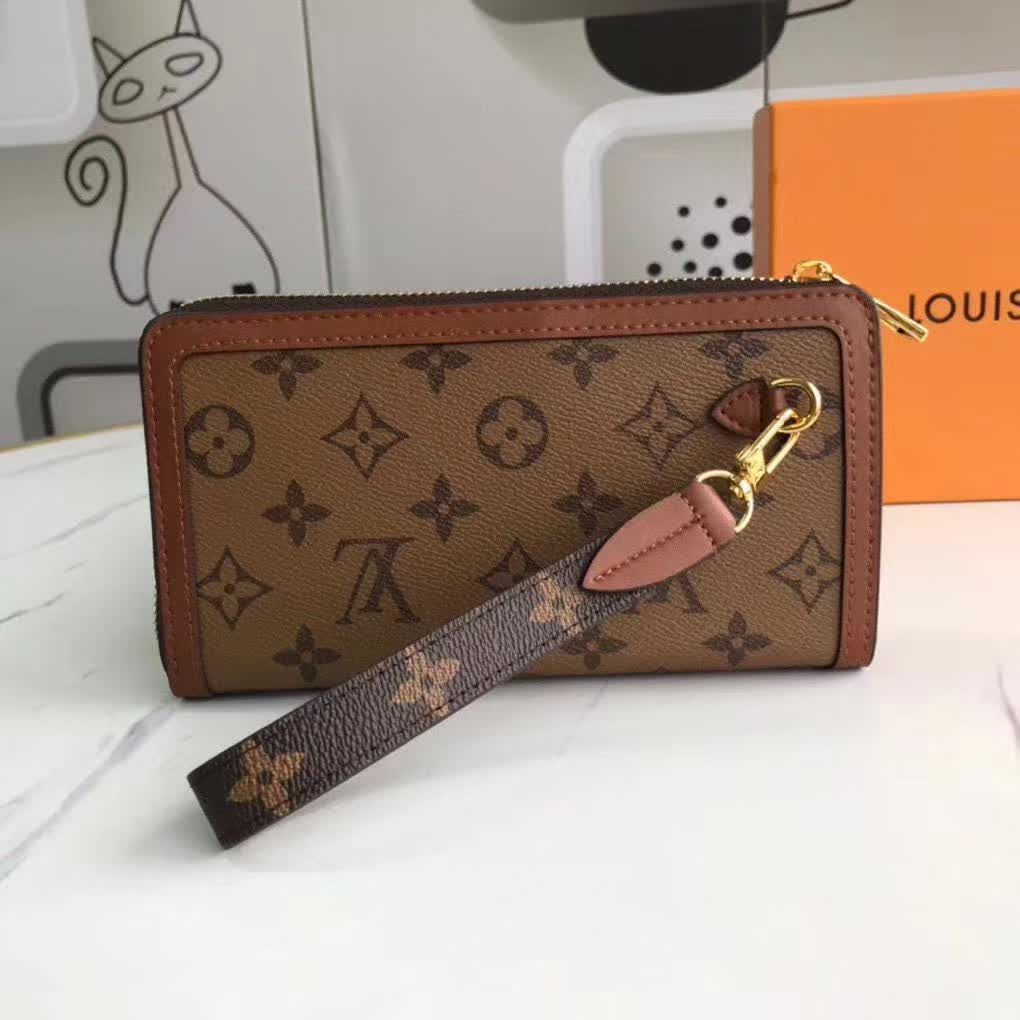 【本日限定特価】LV ルイヴィトン Louis Vuitton ダフネ ウォレット 19.5×11.5×2cm モノグラムリバースキャンバス [本日特価|新品未使用品]