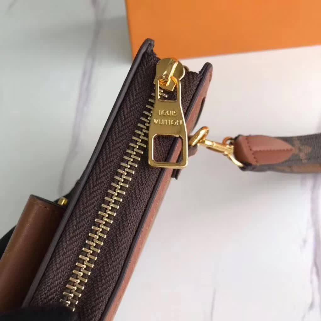 【本日限定特価】LV ルイヴィトン Louis Vuitton ダフネ ウォレット 19.5×11.5×2cm モノグラムリバースキャンバス [本日特価|新品未使用品]