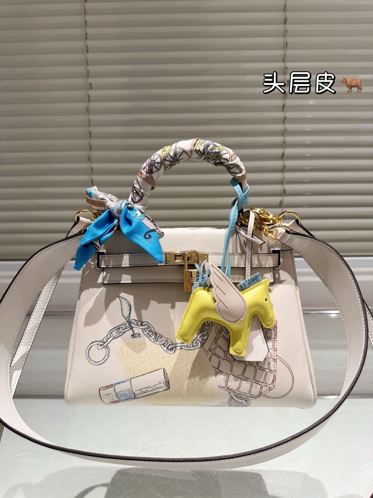 【今日特価】Hermes Kelly25 クリームホワイト ドローイング リミテッド Inandout