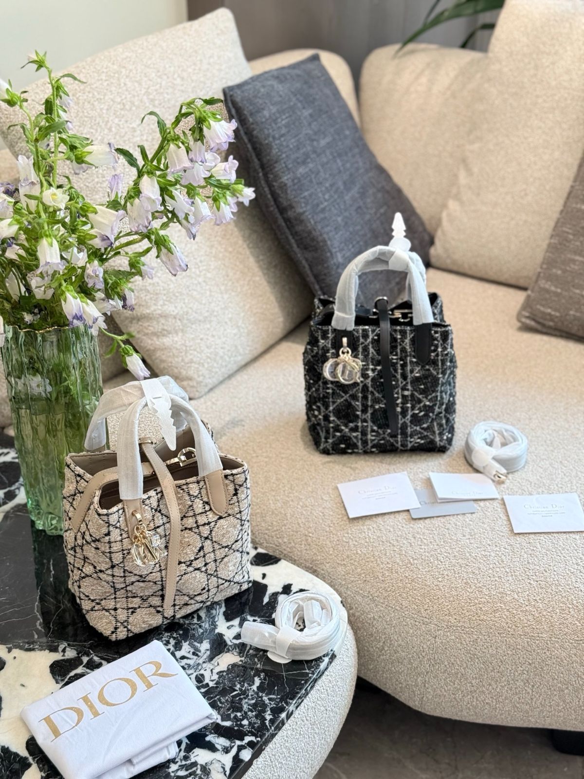 【今日特価】Dior Toujours Vertical Small Tote ディオール トゥジュール 縦型 スモール トート バッグ