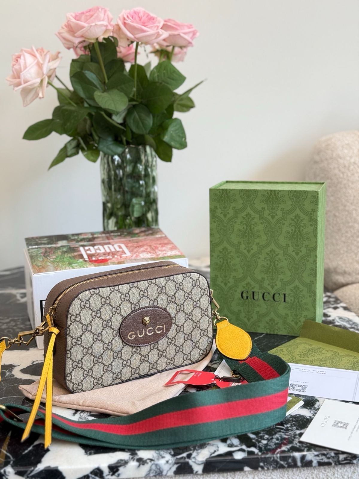 【今日特価】Gucci Tiger Head Camera Bag グッチ トラヘッド カメラバッグ