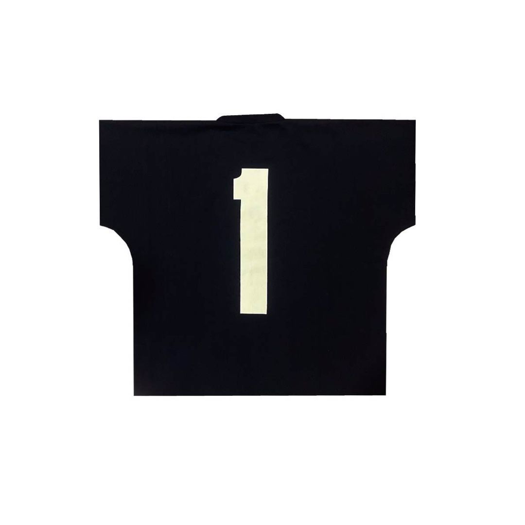 yeezy kanye Vultures1 周辺 背後「1」のプリント 一体裁断半袖 T シャツ