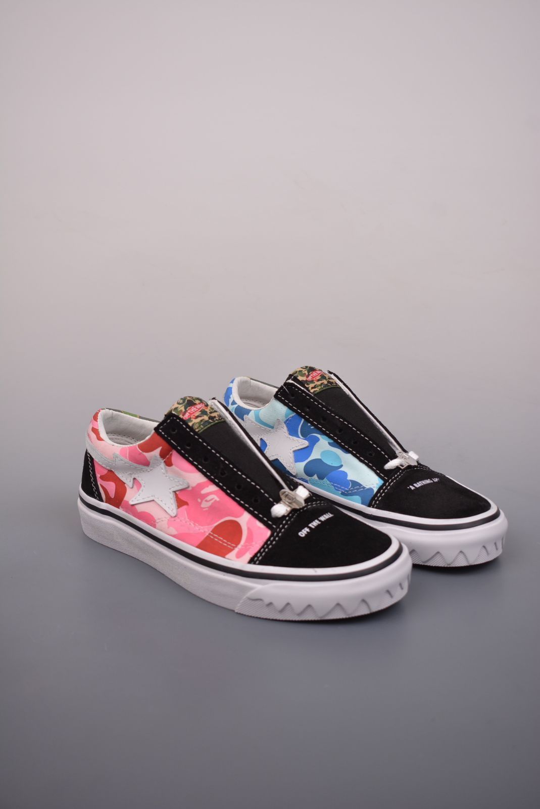 【今日特価】BAPE X Vans Old Skool コラボレーション スニーカー！送料無料！在庫限定のお得な価格です！-MM輸入