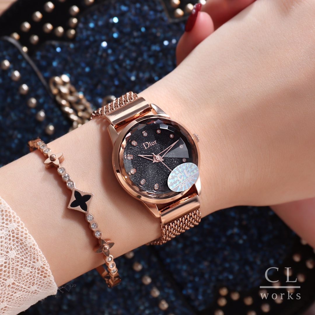 【今日特価】Dior クリスタルシリーズ腕時計（アップグレード版）
