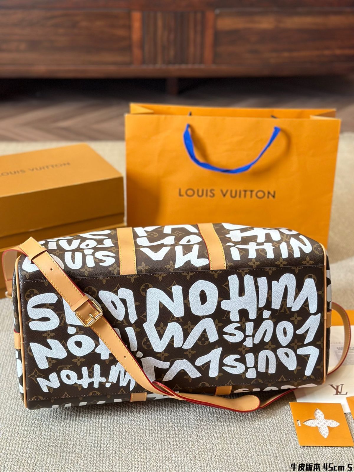LV Keepall Bandouliere 45トラベルバッグ/ハンドバッグ、リュック