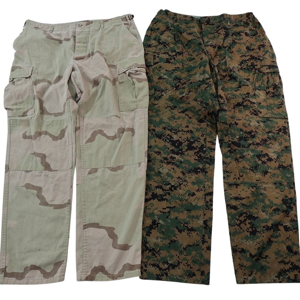 古着卸 まとめ売り ミリタリー ロングパンツ 8枚セット ( メンズ XL