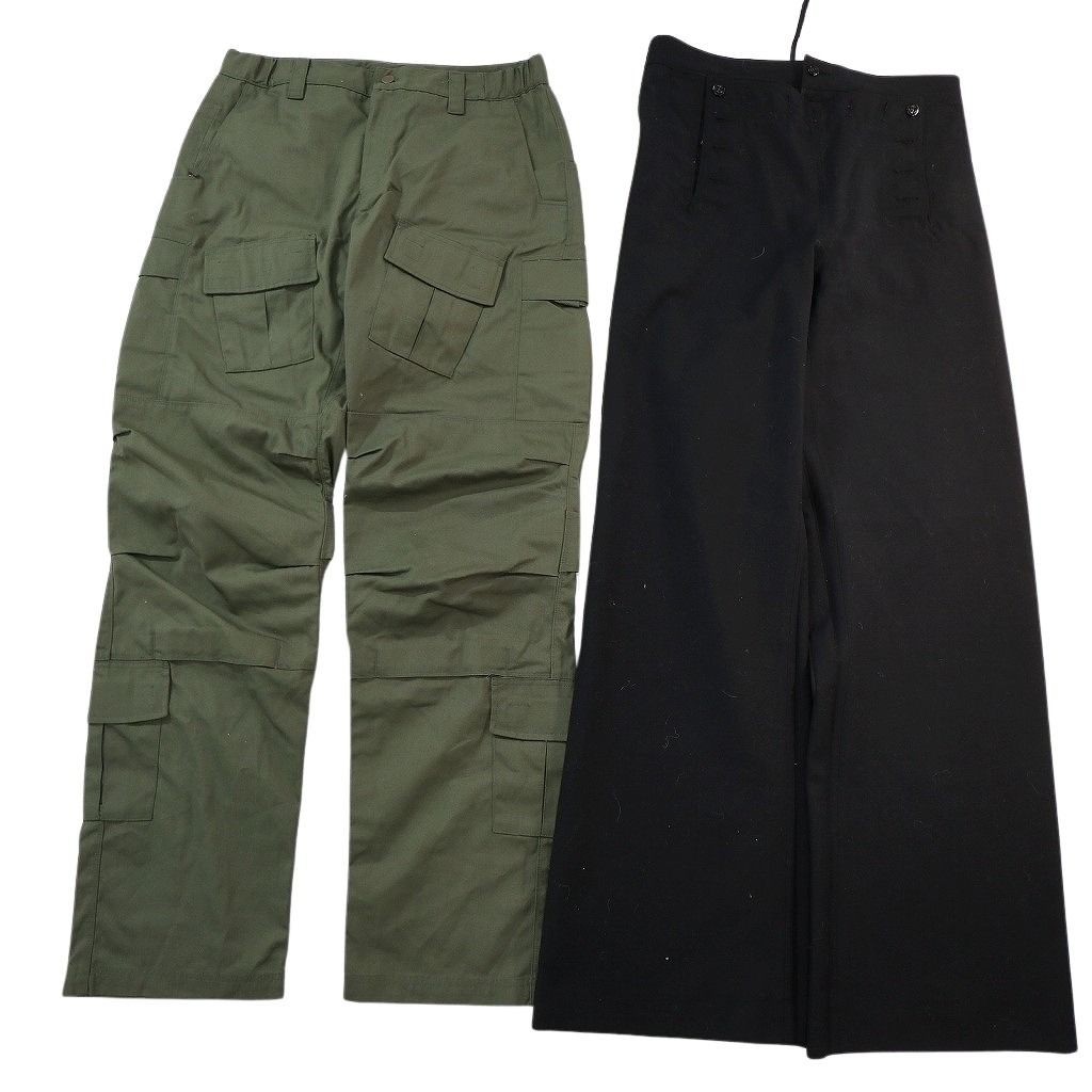 古着卸 まとめ売り ミリタリー ロングパンツ 8枚セット ( メンズ 36