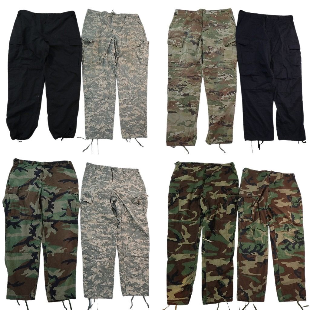 古着卸 まとめ売り ミリタリー ロングパンツ 8枚セット ( メンズ XL