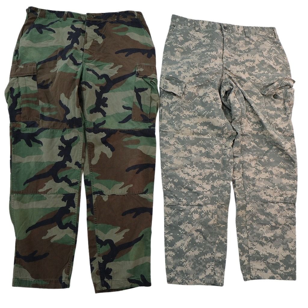 古着卸 まとめ売り ミリタリー ロングパンツ 8枚セット ( メンズ XL