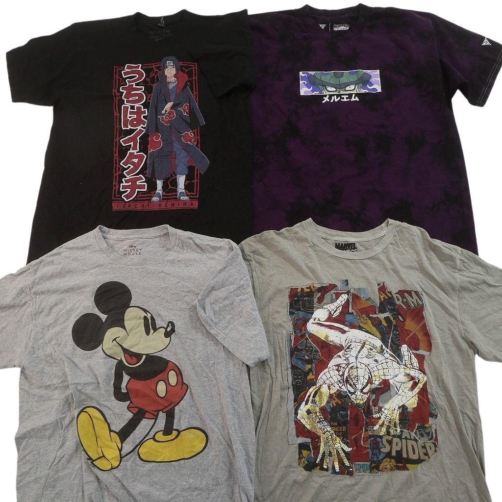 古着卸 まとめ売り キャラクター Tシャツ 16枚セット ( メンズ M