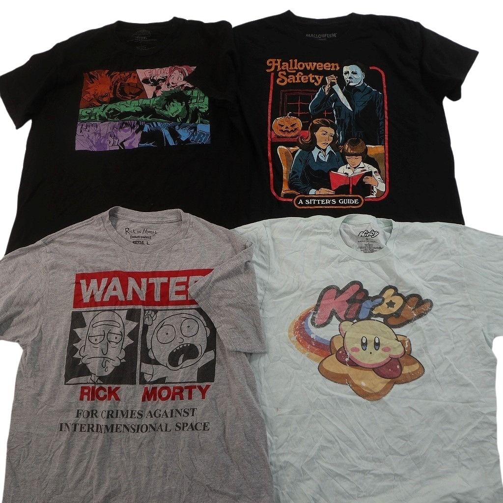 古着卸 まとめ売り キャラクター Tシャツ 16枚セット ( メンズ L