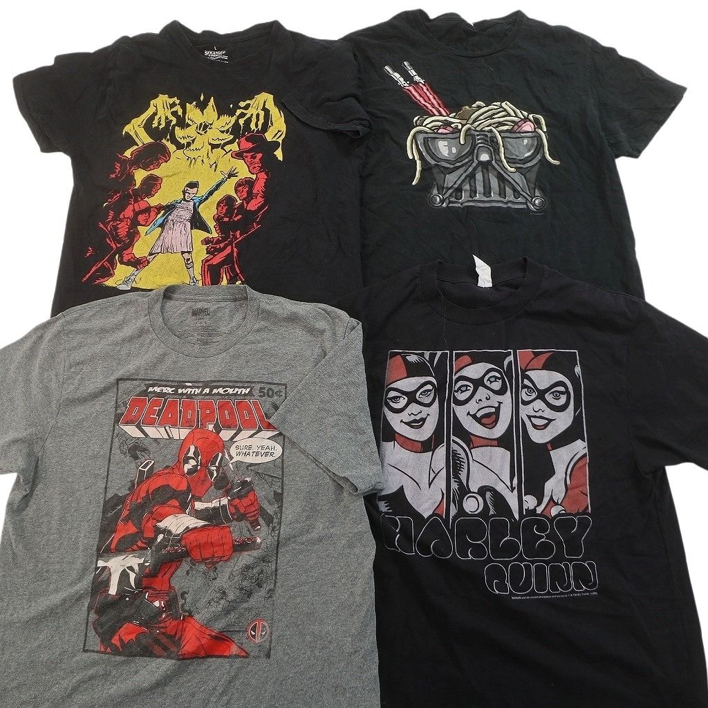 古着卸 まとめ売り キャラクター Tシャツ 16枚セット ( メンズ L