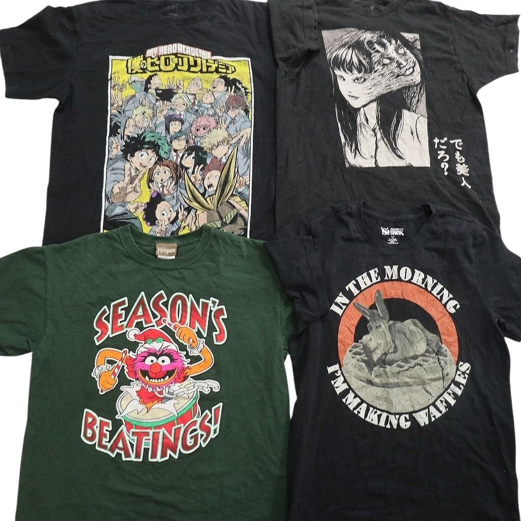 古着卸 まとめ売り キャラクター Tシャツ 16枚セット ( メンズ M