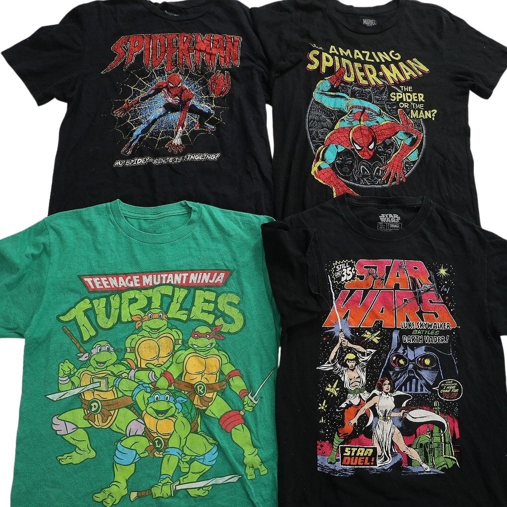 古着卸 まとめ売り キャラクター Tシャツ 16枚セット ( メンズ S