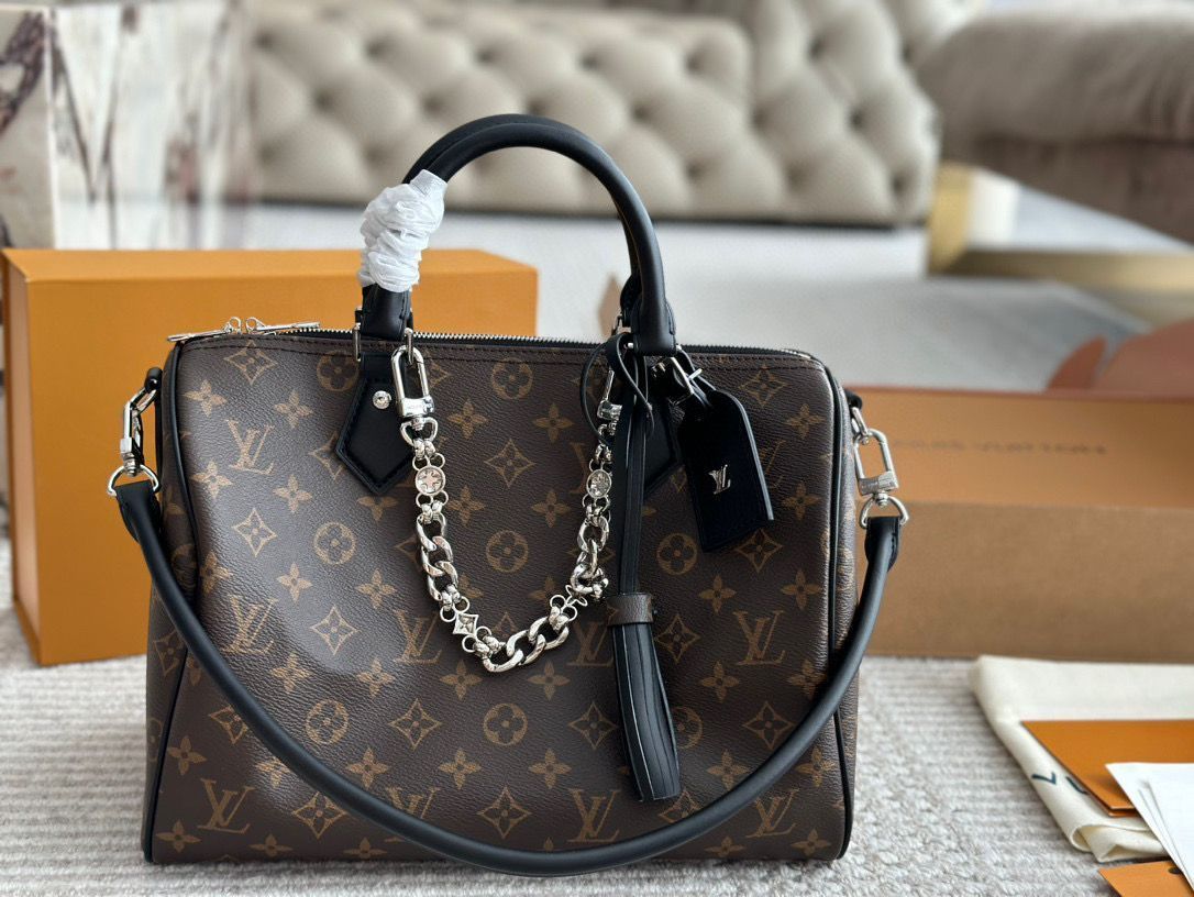 【今日特価】Louis Vuitton 2024 New Speedy30 Pillow Bag・ルイ・ヴィトン 2024 年新作 スピーディ 30 ピローバッグ-WTO輸入2