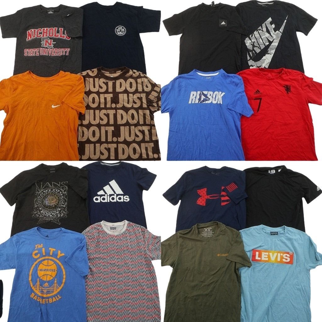 古着卸 まとめ売り ブランドMIX Tシャツ 16枚セット ( メンズ Ｓ ) コロンビア チャンピオン ナイキ リーボック リーバイス 中古 NF7512 14,136円