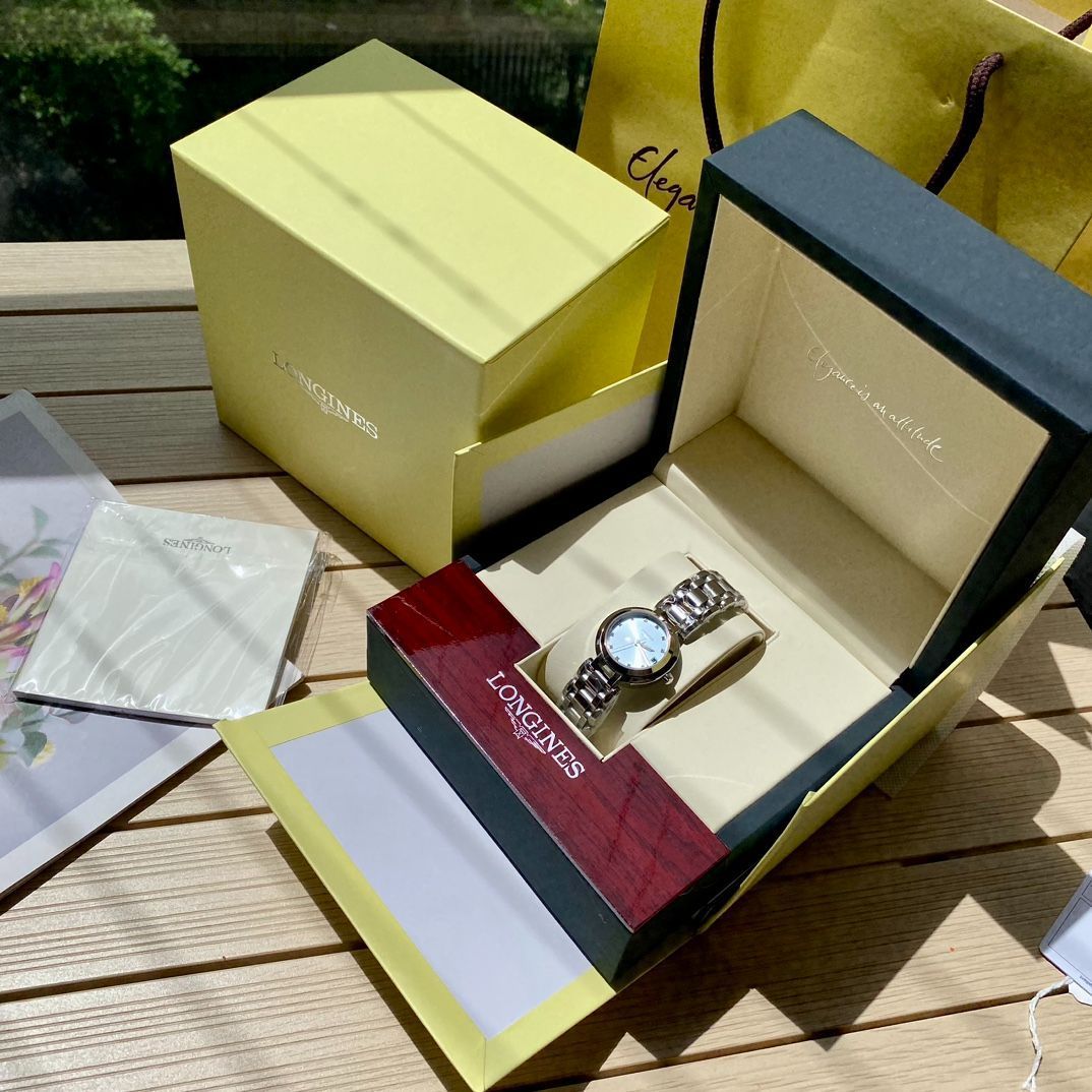 [Longines] スタームーン レディースウォッチ - 専用ケース・カード・袋付き新品未使用-WTO輸入5